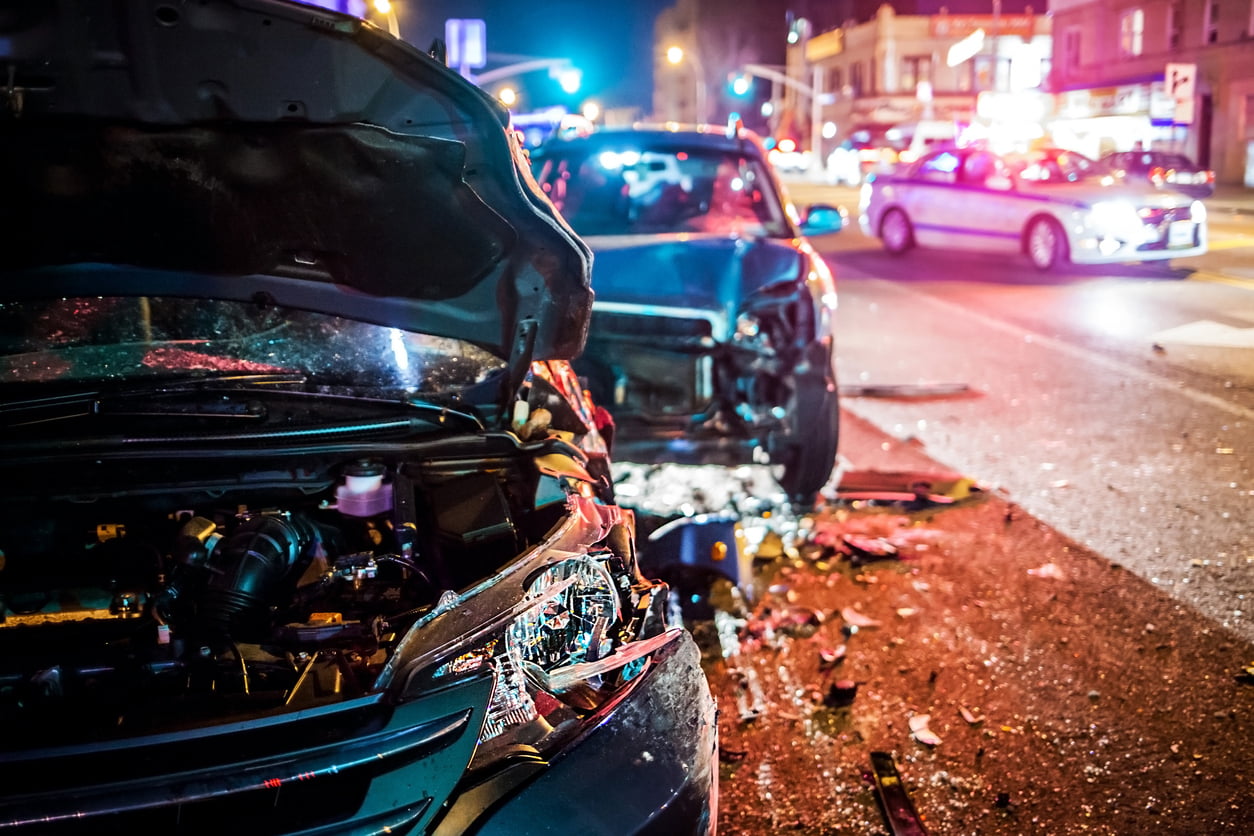 car crash - at-fault accident