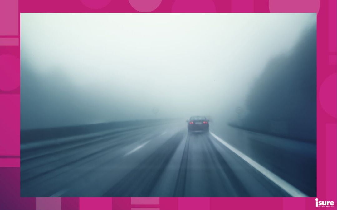 driving safely in fog - foggy drive