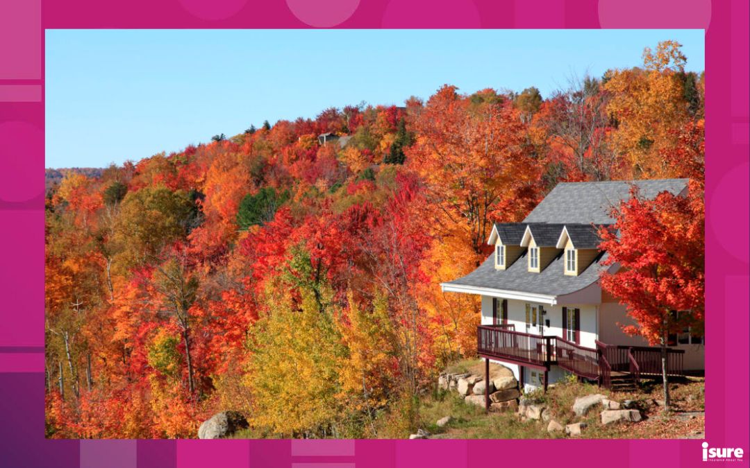 getting your home ready for fall - Villa in autumn, Mont Tremblant, Quebec, Canada - getting your home ready for Fall