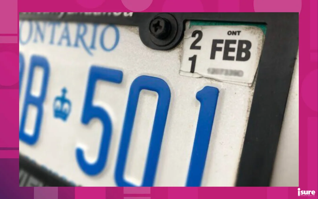 renew Ontario licence plate stickers