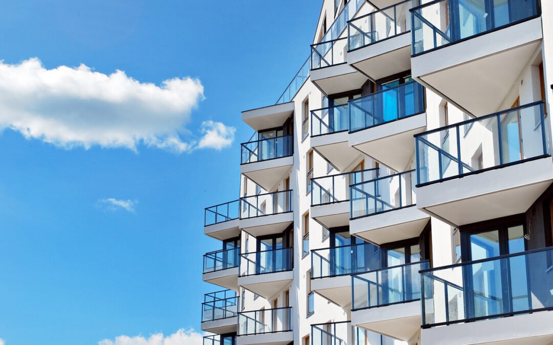 Architectural details of modern apartment building - condo insurance in Ontario