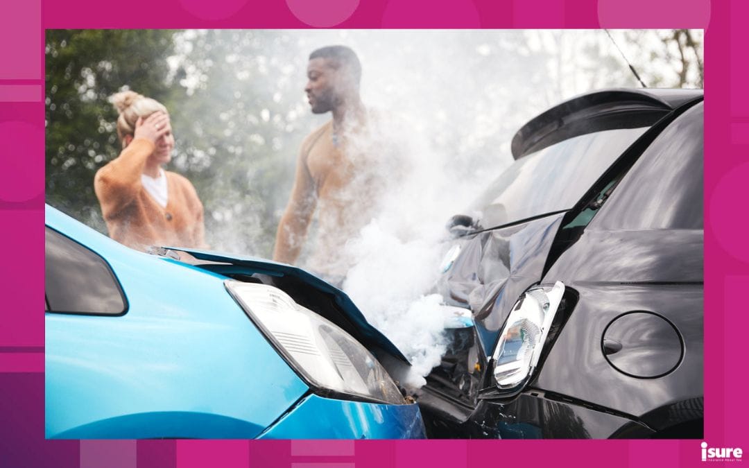 accident forgiveness Two Angry Motorists Arguing Over Responsibility For Car Accident