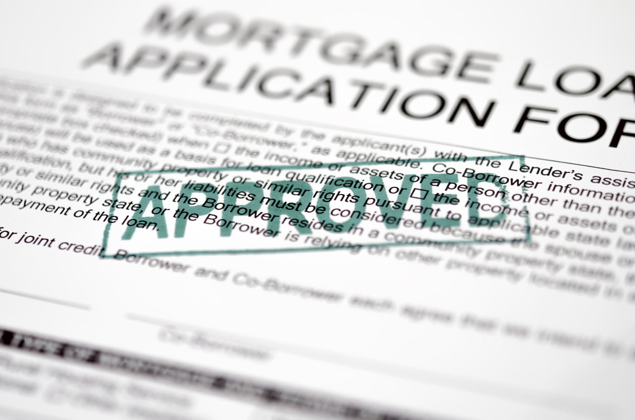 credit score and mortgage - Printed on the seal of approval documents