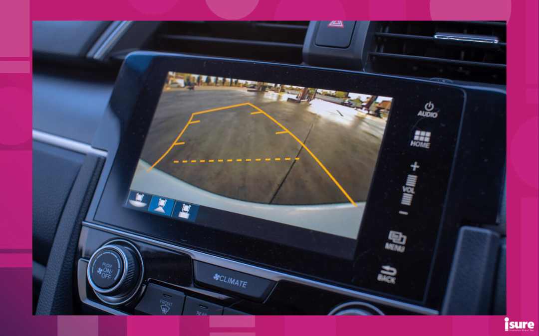 mandatory safety features - Car rear view system monitor reverse video camera.