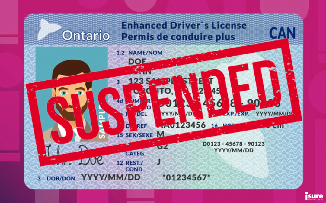 suspended driver's licence from Ontario