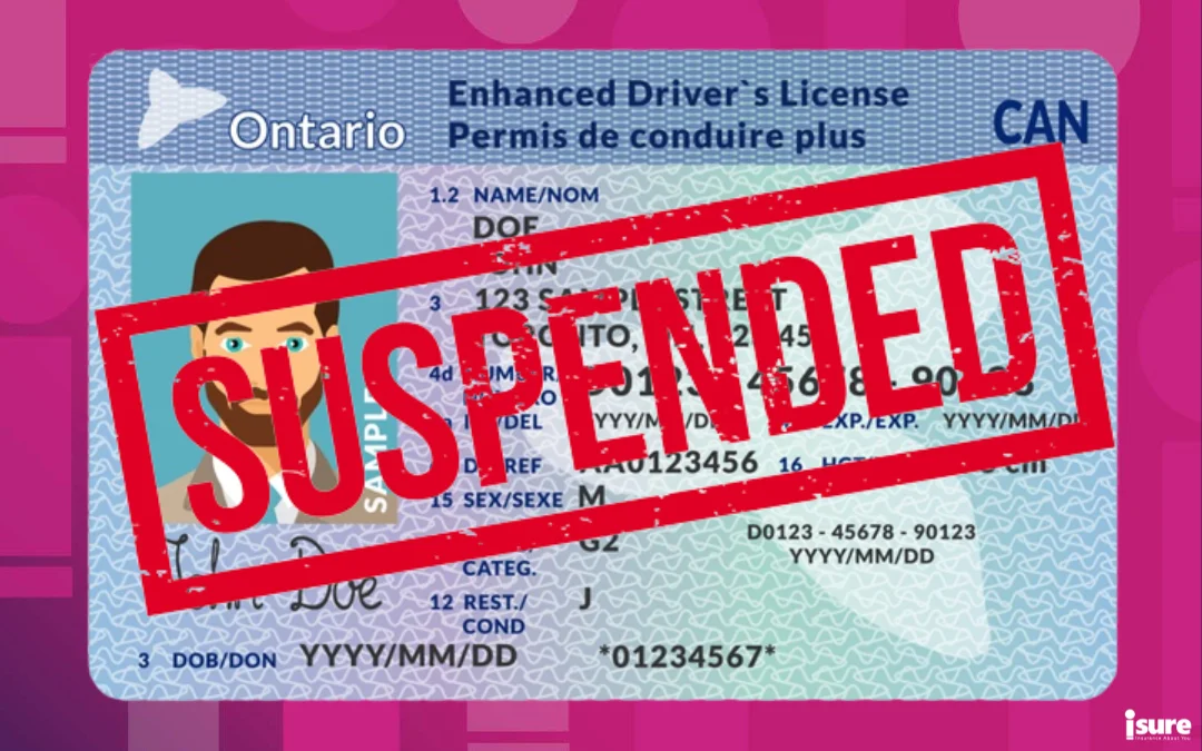 suspended driver's licence from Ontario