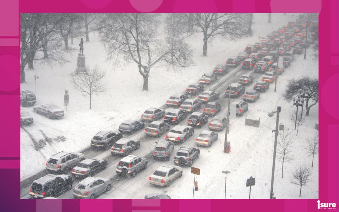 winter driving mistakes - Cars have to slow down when the winter weather turns nasty.