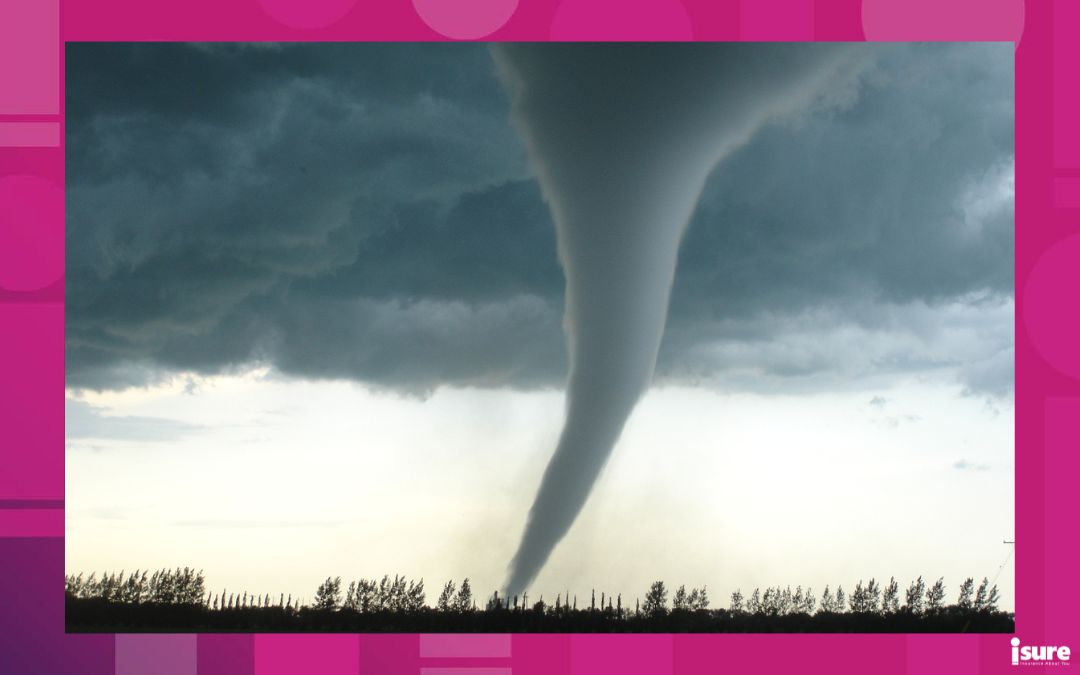tornado damage - Another amazing tornado picture of the famous F5 tornado that impacted Elie, Manitoba on June 22, 2007.
