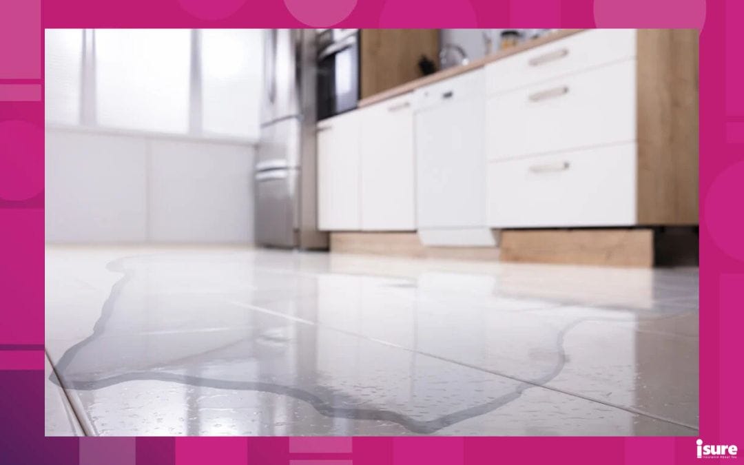 home warranty - dishwasher leak on kitchen floor