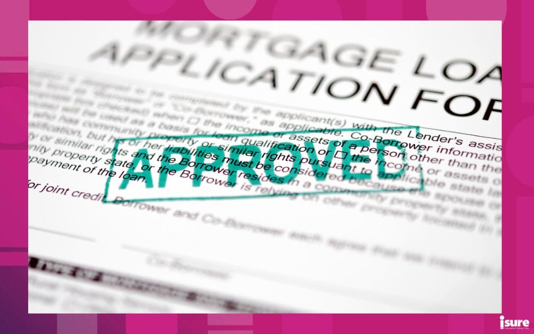 credit score and mortgage - Printed on the seal of approval documents
